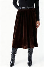 Jupe - Velour nuit
