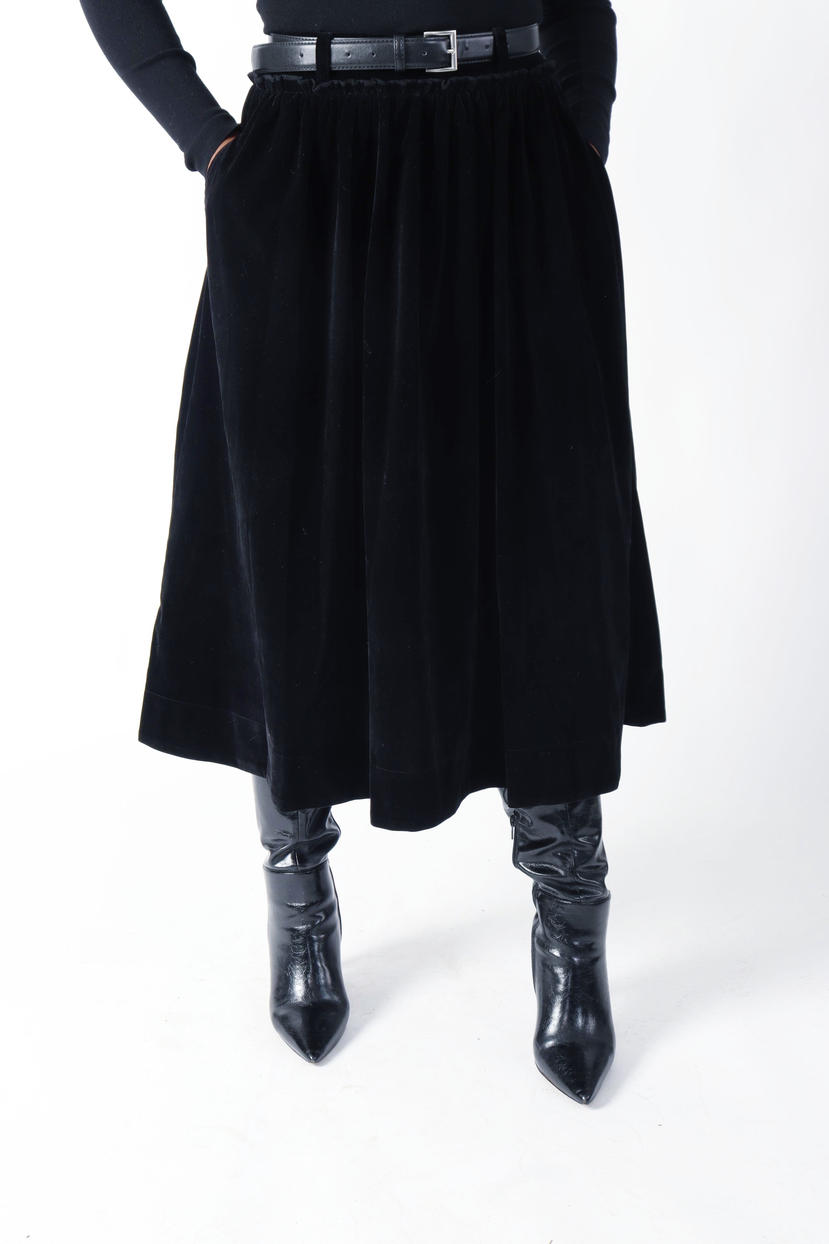 Jupe - Velour nuit