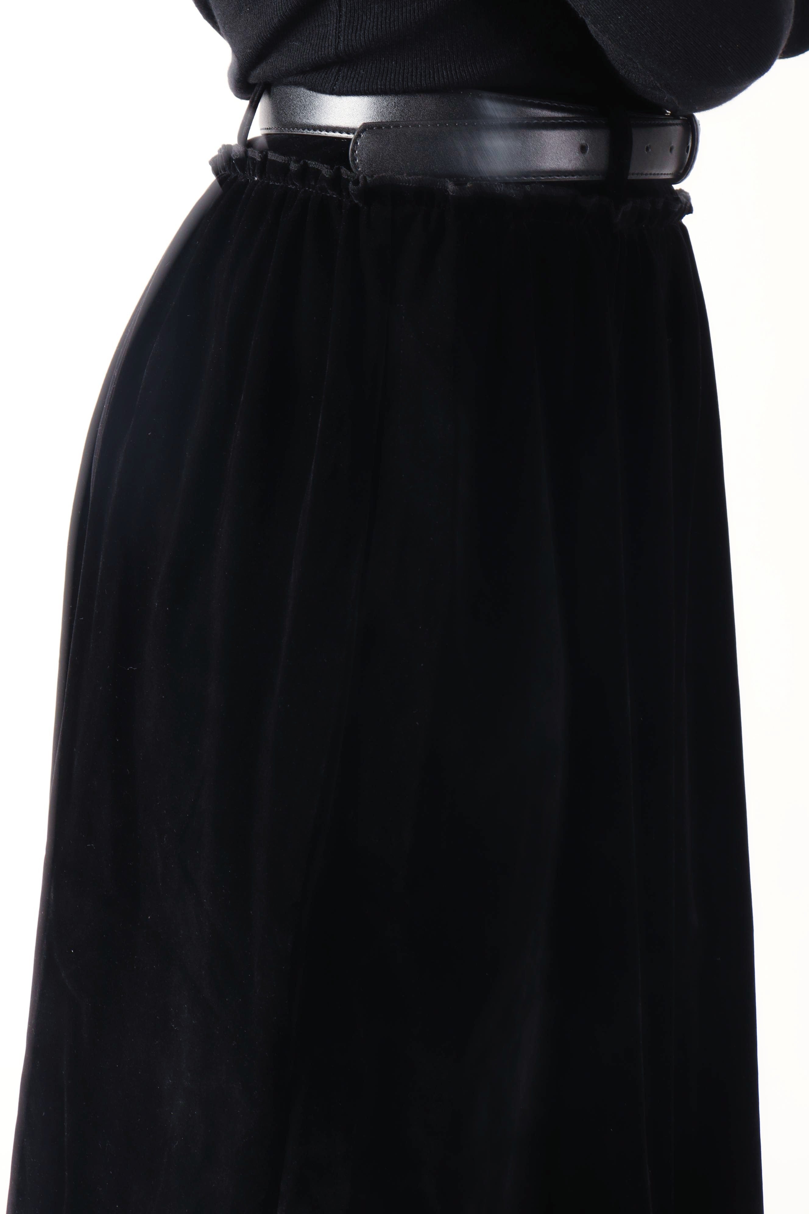 Jupe - Velour nuit