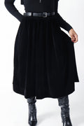 Jupe - Velour nuit