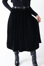 Jupe - Velour nuit